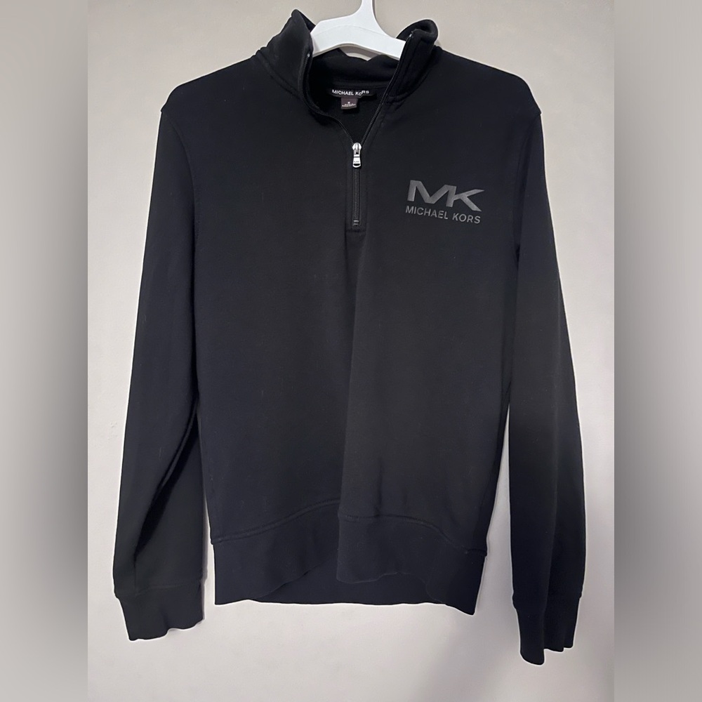 Michael Kors Black Quarter Zip
